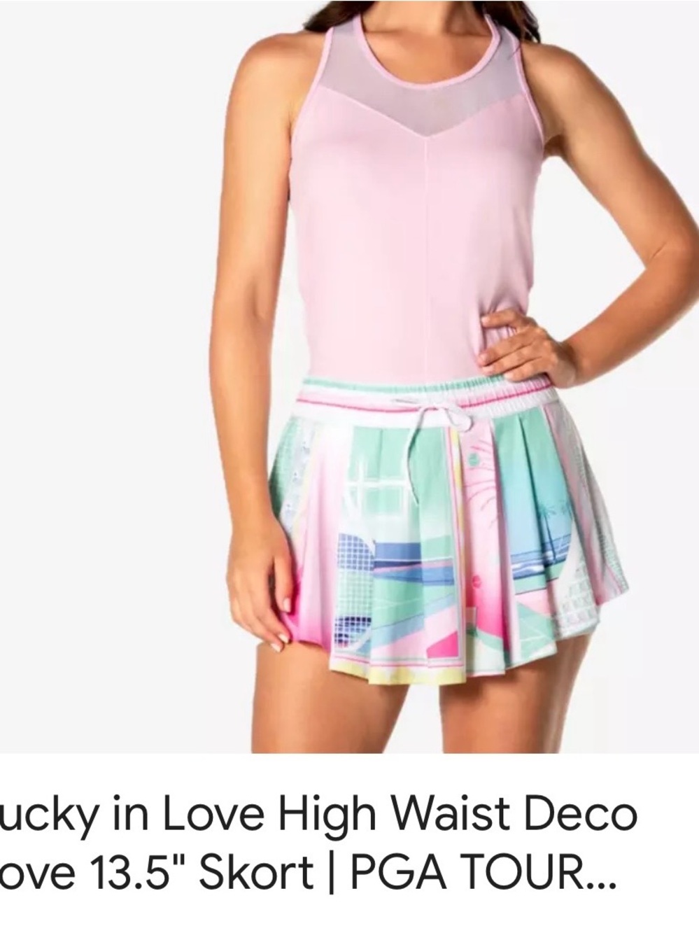 Lucky in Love High Waist Deco Love Skirt Size XL NWT